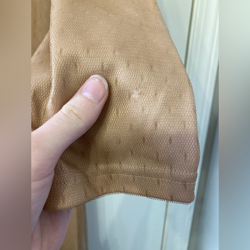 Dainty Jewells Taupe Maxi Dress with Lace Trim - Picture 4 of 4